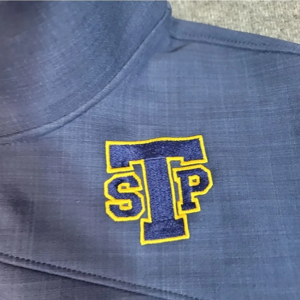 Under Armour ColdGear Full Zip Jacket Men Small Navy STP Team Athletic